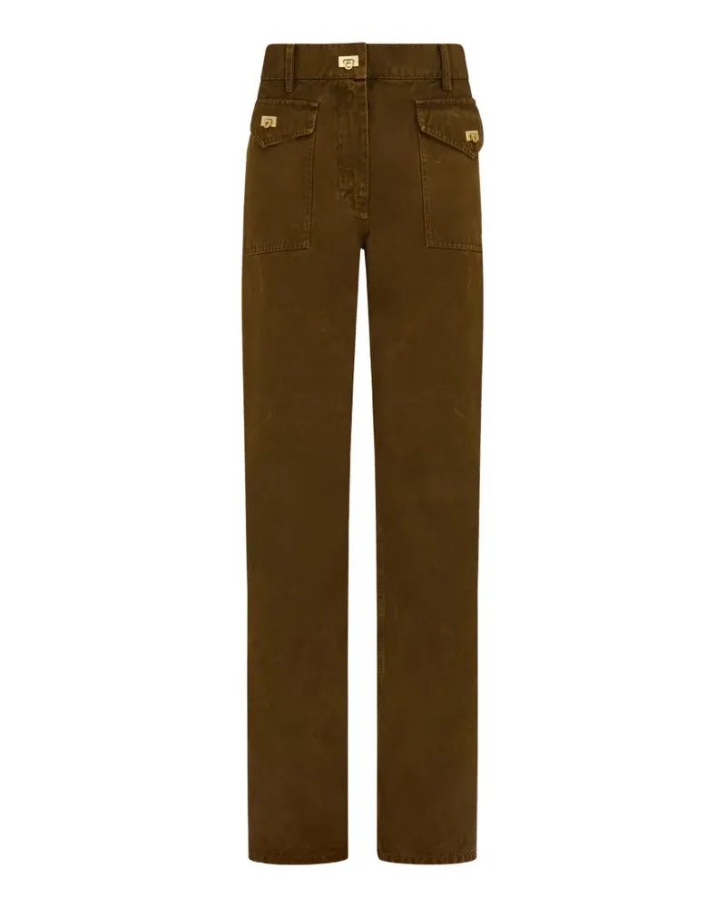 Ferragamo Hose im Utility-Look - Braun Braun