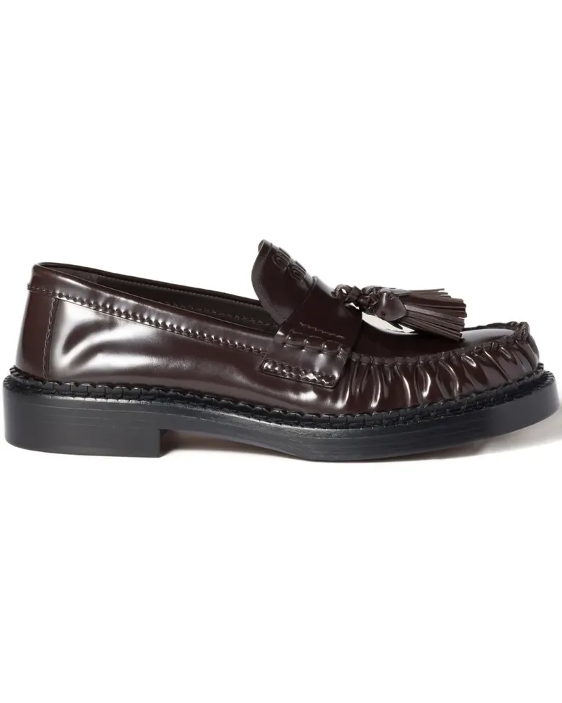Miu Miu Loafer mit Quasten - Braun Braun