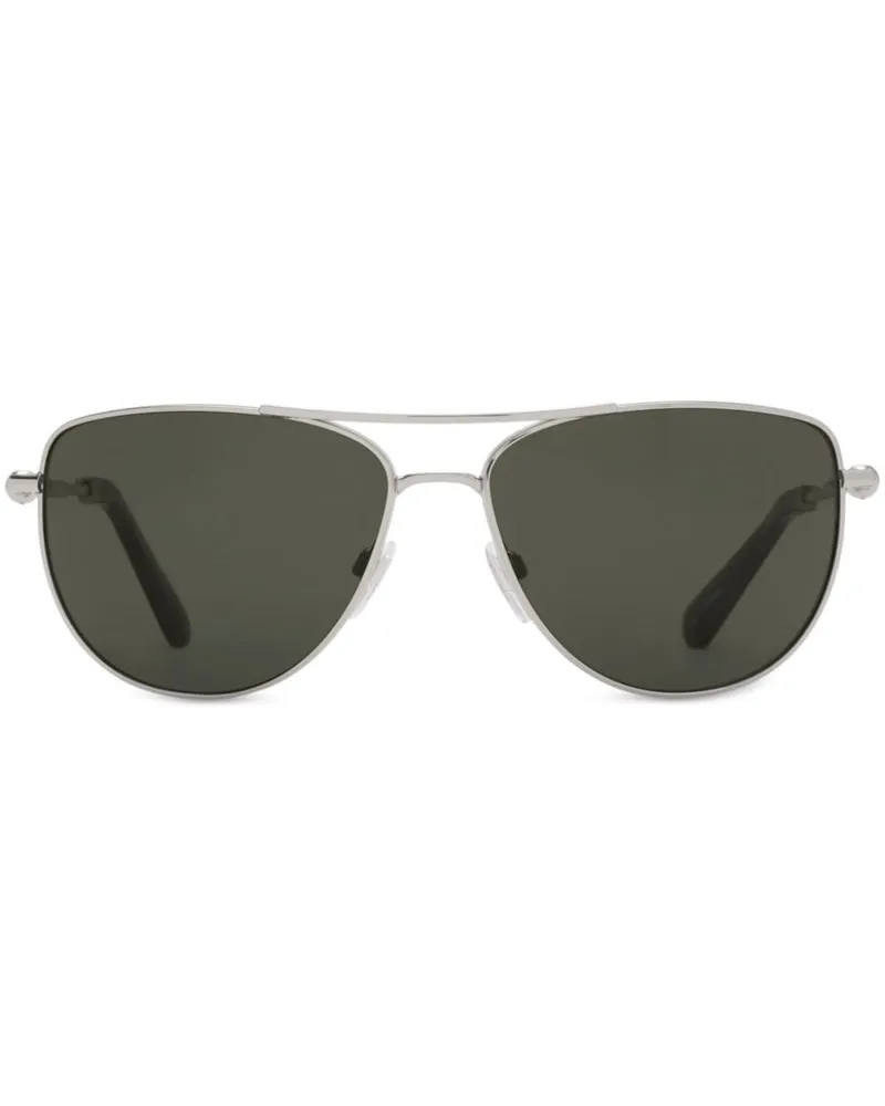 Burberry Getönte Pilotenbrille - Silber Silber