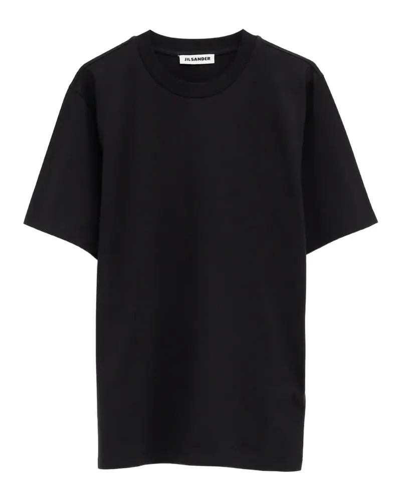 Jil Sander drop-shoulder T-shirt - Schwarz Schwarz