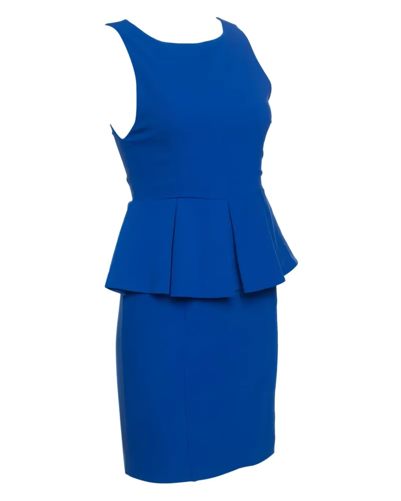Alice + Olivia Kleid mit Schößchen - Blau Blau