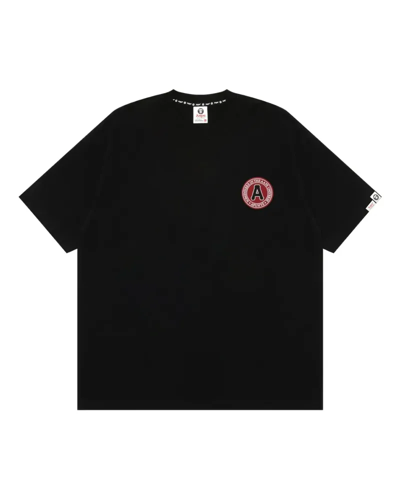 BAPE AAPEUNVS T-Shirt mit Logo-Print - Schwarz Schwarz