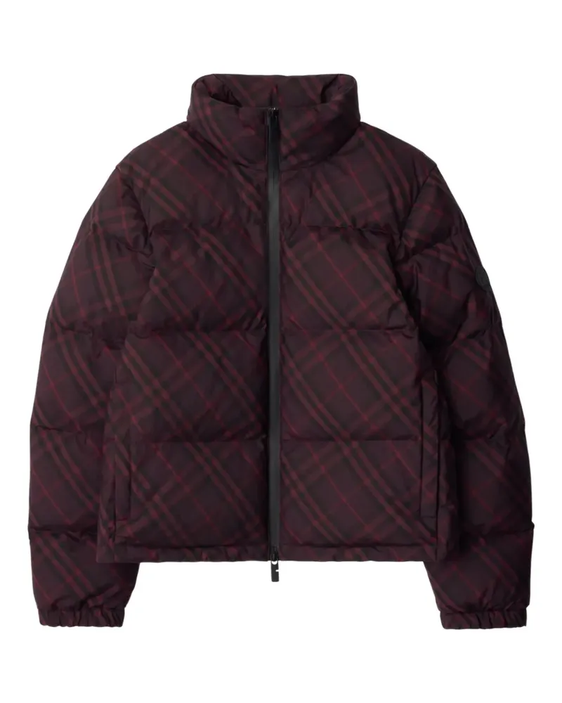 Burberry Karierte Steppjacke - Rot Rot