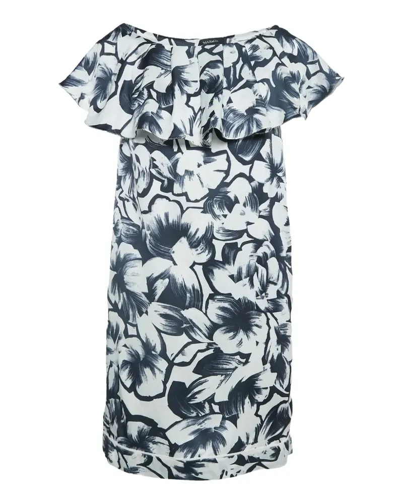 MAX&Co. Midikleid mit Blumen-Print - Blau Blau