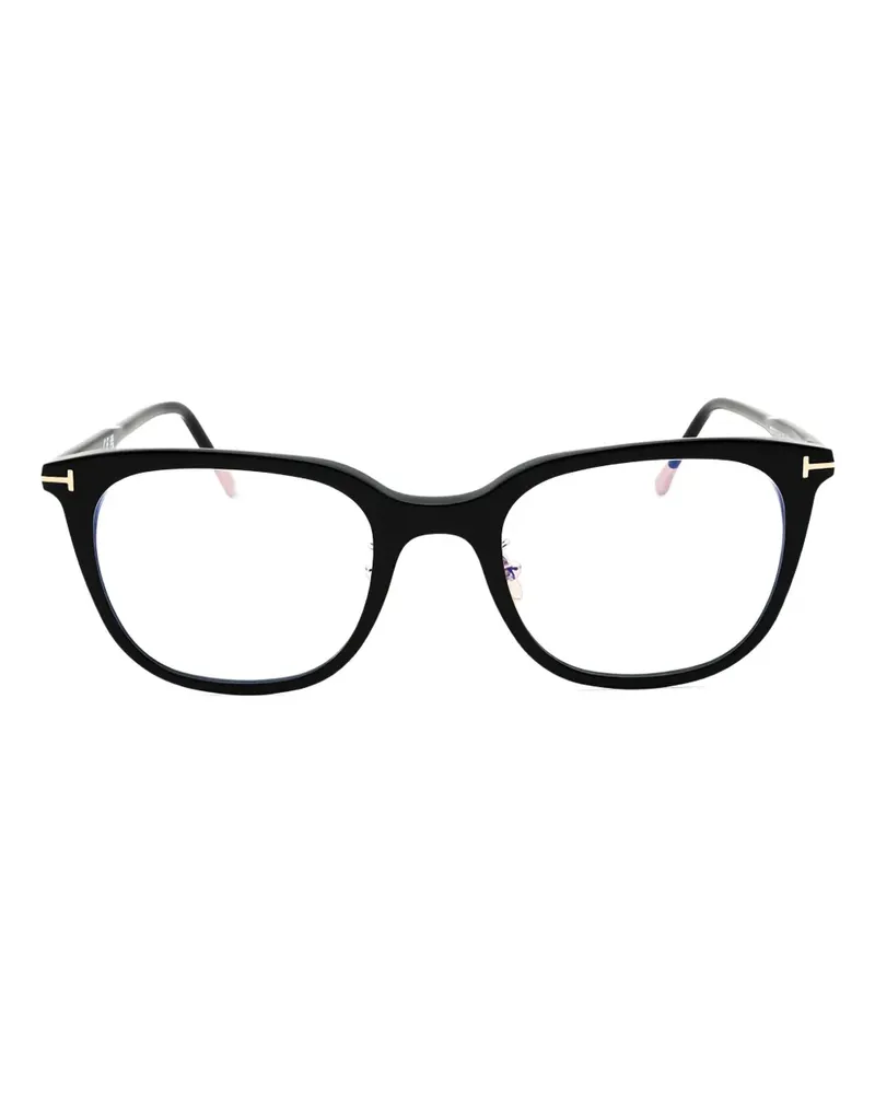 Tom Ford Eckige Brille mit Vollrand - Schwarz Schwarz