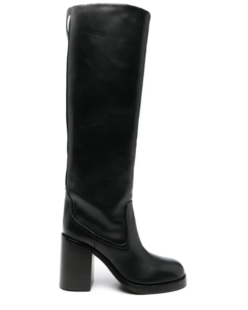Paris Texas Alexandra Stiefel 90mm - Schwarz Schwarz