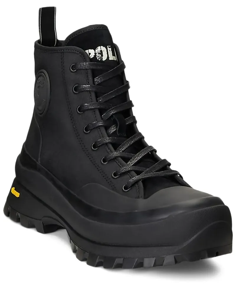 Ralph Lauren Wanderstiefel mit Logo-Applikation - Schwarz Schwarz