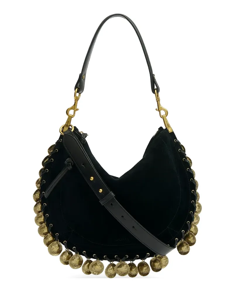 Isabel Marant Oskan Soft Half-Moon Schultertasche - Schwarz Schwarz