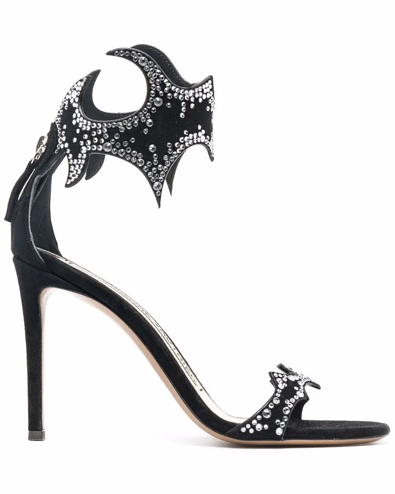 Alexandre Vauthier Verzierte Betsy Sandalen - Schwarz Schwarz