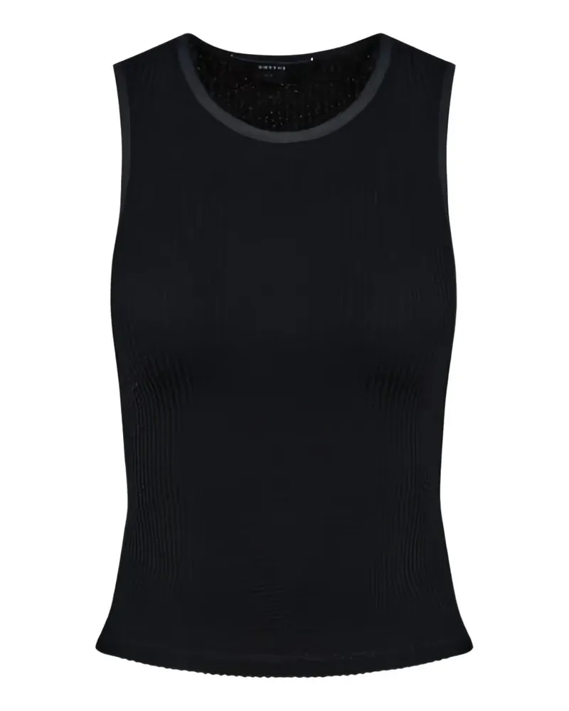 Smythe Strukturiertes Tanktop - Schwarz Schwarz