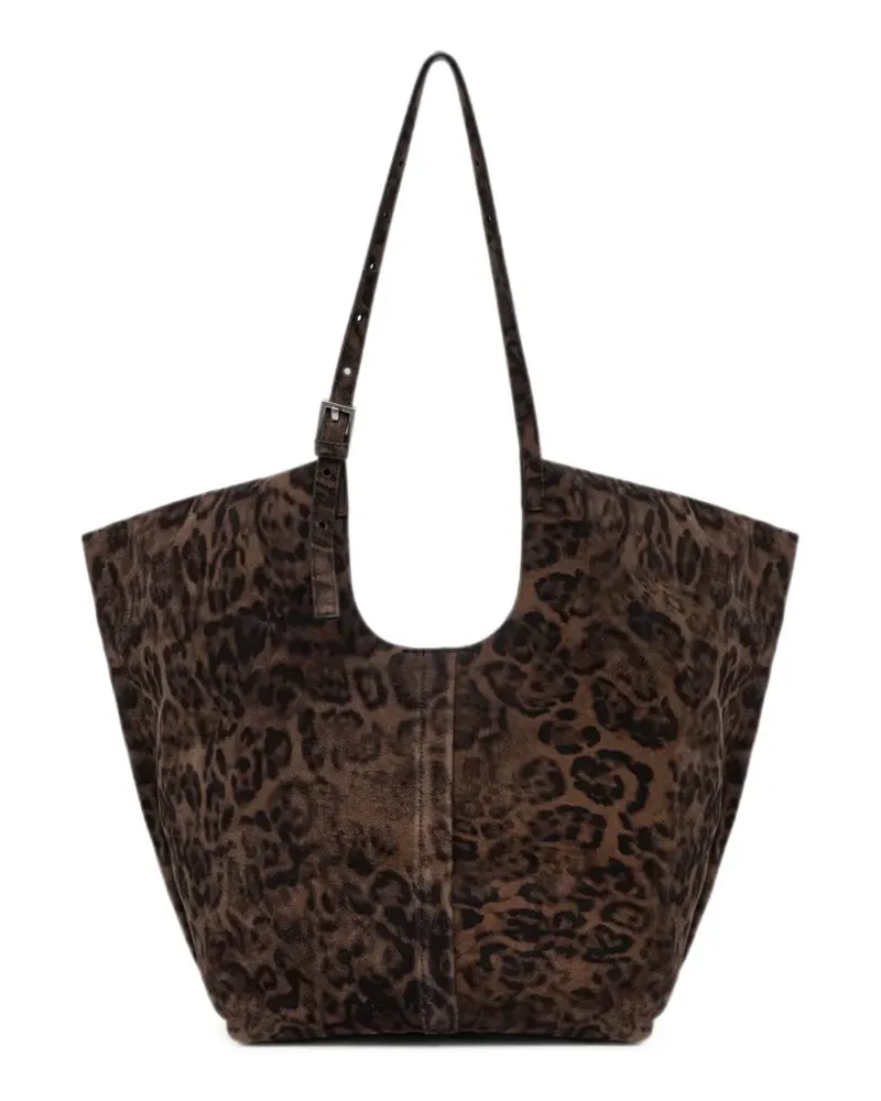 AllSaints Lino Tote Bag - Braun Braun