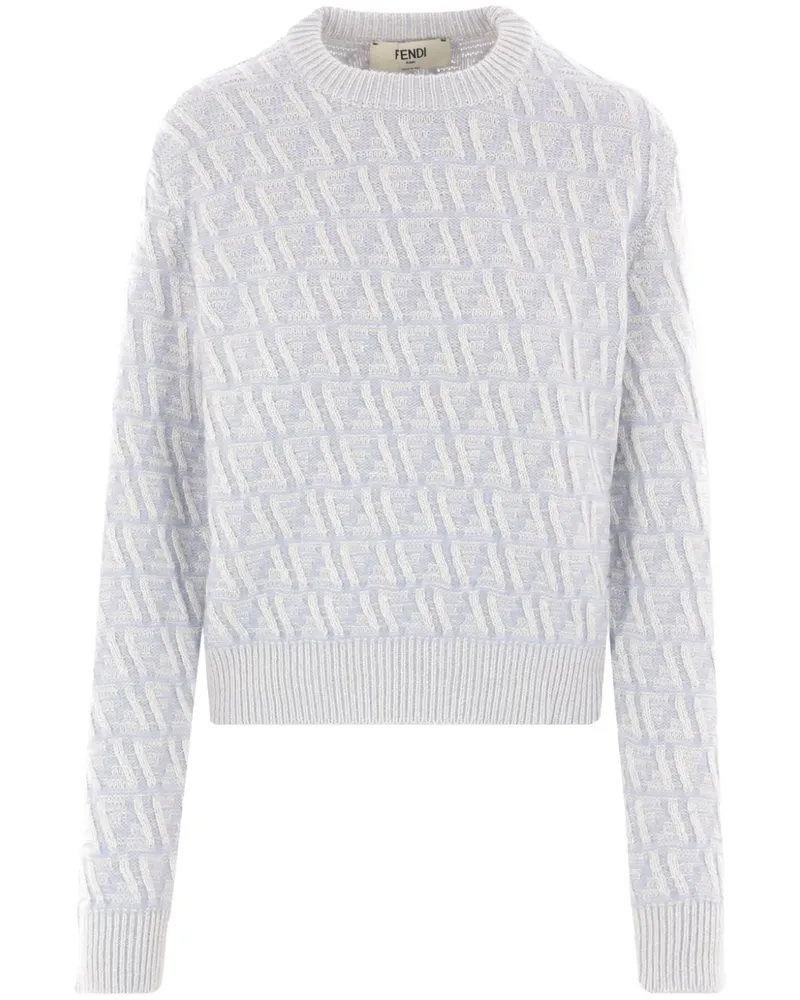 Fendi Pullover mit FF - Grau Grau