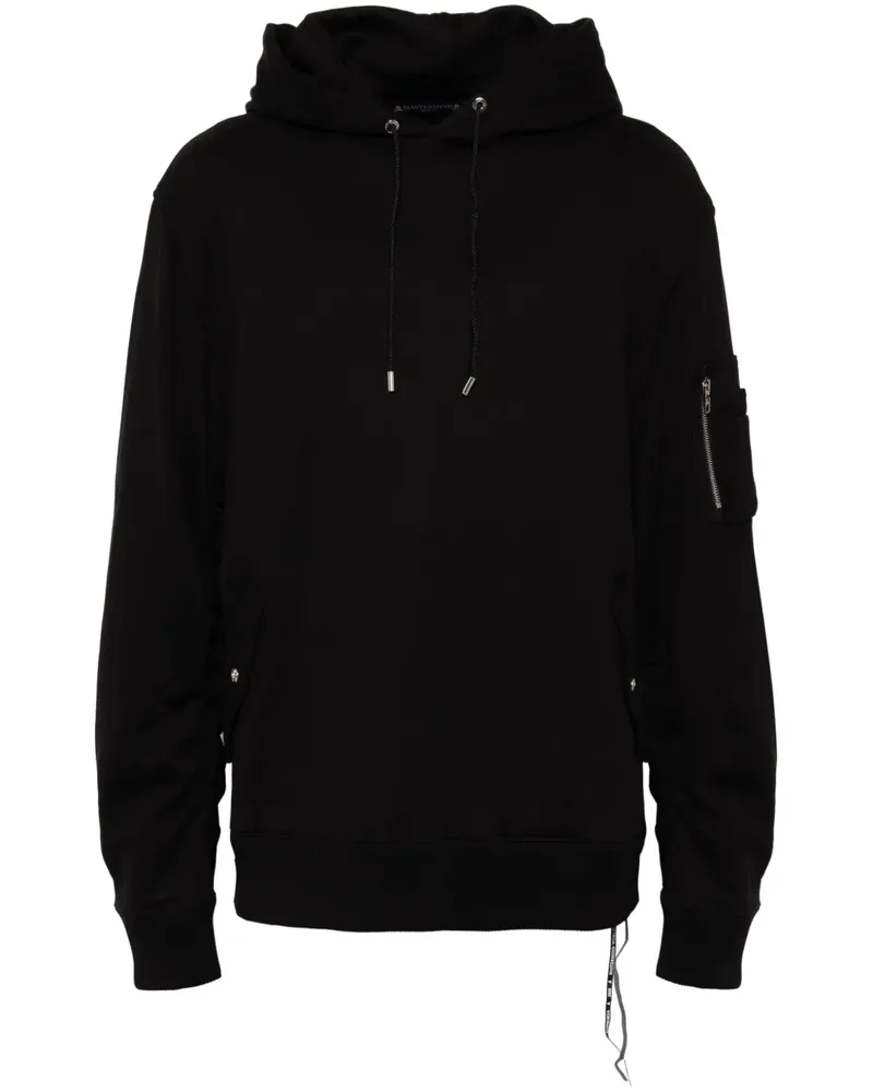 Mastermind World Hoodie mit Logo-Stickerei - Schwarz Schwarz