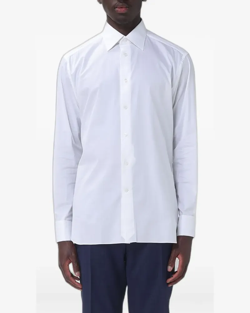 Ermenegildo Zegna long-sleeved shirt - Weiß Weiß