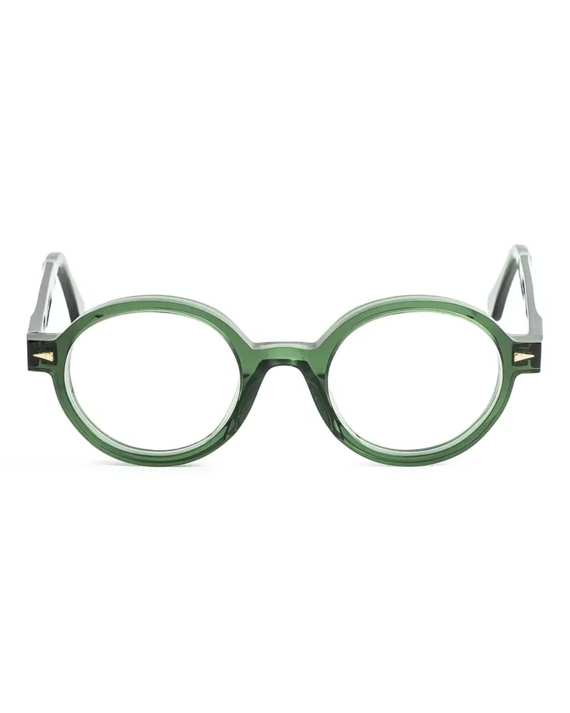 AHLEM Brille mit rundem Gestell - Grün Grün