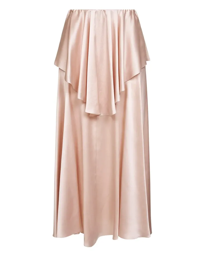 Chloé layered midi skirt - Rosa Rosa