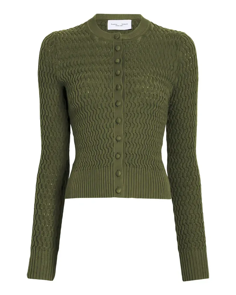 Proenza Schouler Marci cable-knit cardigan - Grün Grün