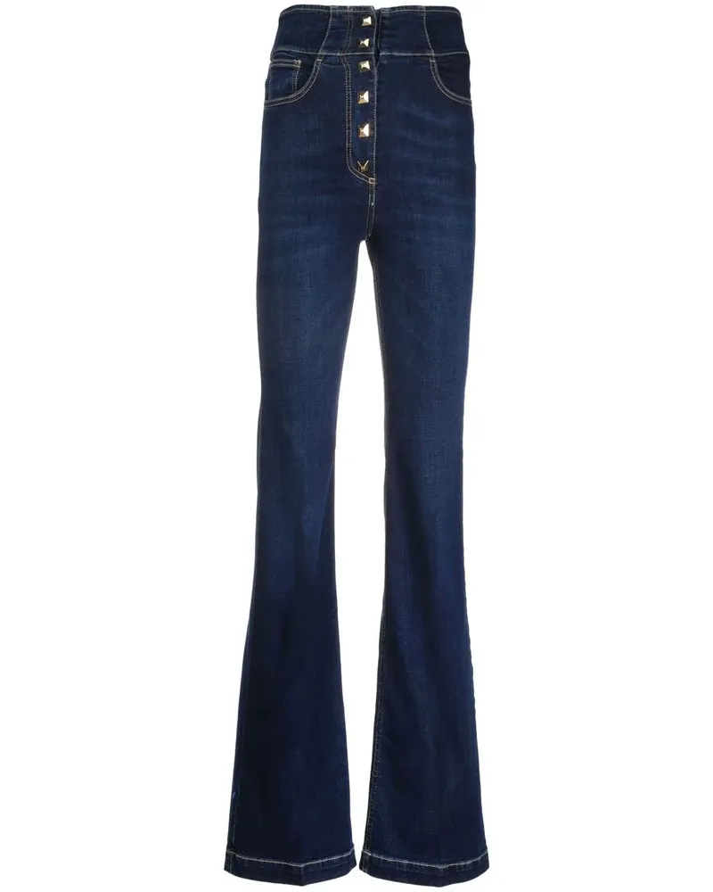 Elisabetta Franchi Cropped-Jeans - Blau Blau