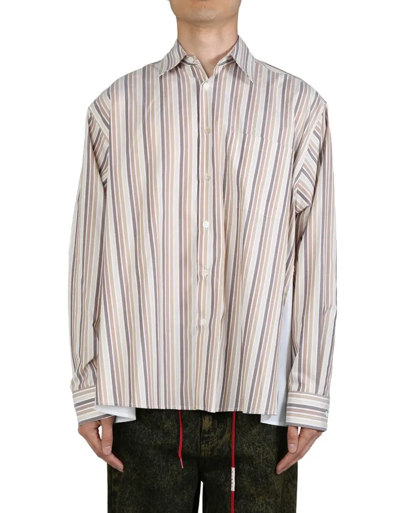 Marni striped shirt - Nude Nude