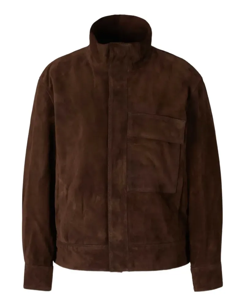 Nili Lotan Cirque Wildlederjacke - Braun Braun