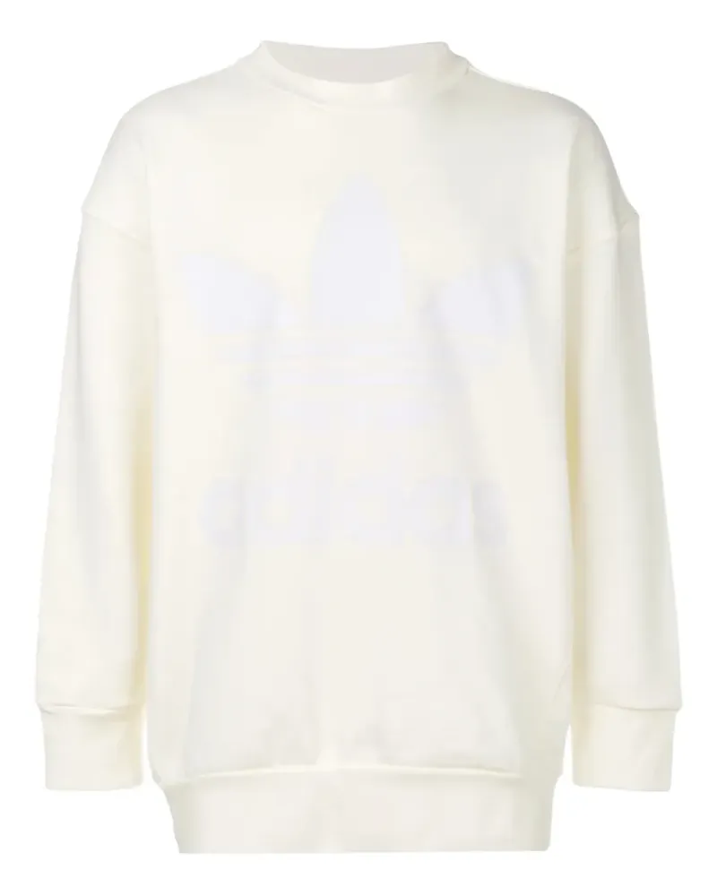 adidas Sweatshirt mit Logo - Weiß Weiß