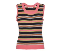 Gestreifter Pullunder - Blau