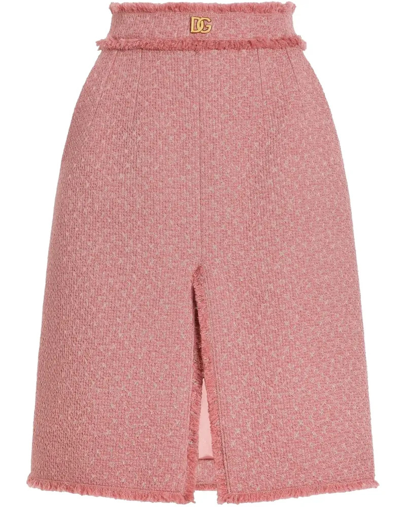 Dolce & Gabbana Rock mit Schlitz - Rosa Rosa
