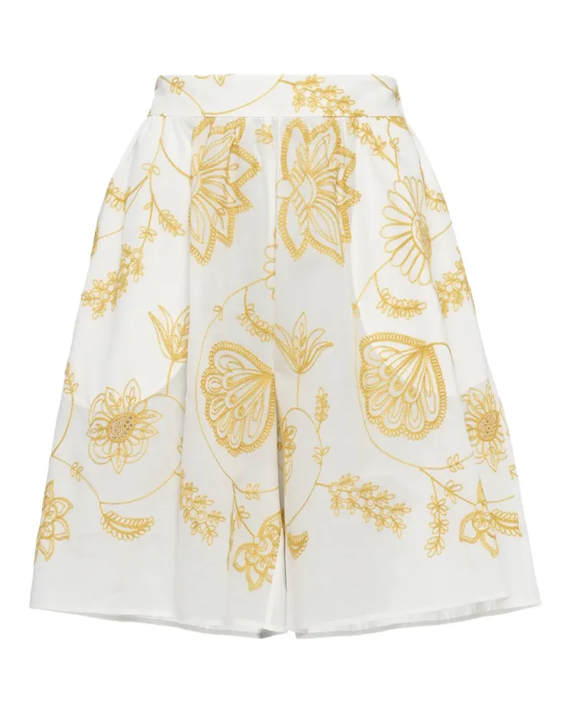 Eres Shorts mit Blumen-Print - Weiß Weiß