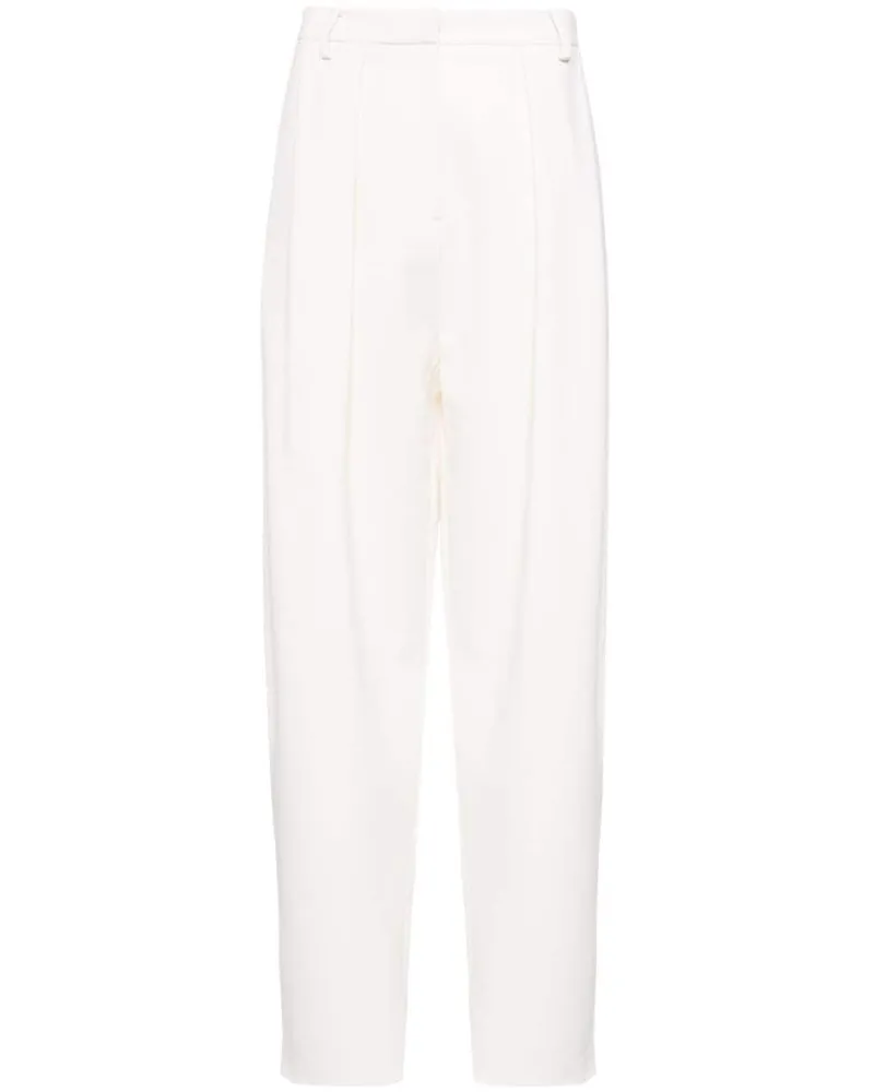 Magda Butrym Tapered-Hose mit Falten - Nude Nude