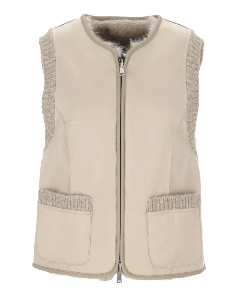 Urbancode Gerippter Cardigan - Nude Nude