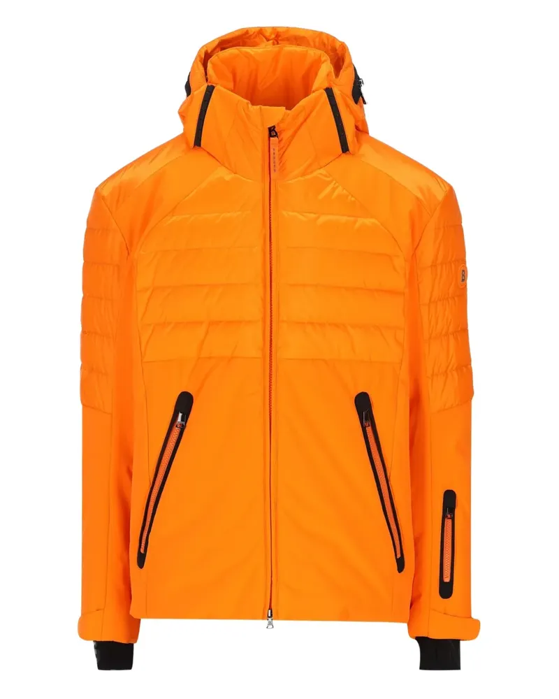 Bogner quilted hooded jacket - Orange Orange