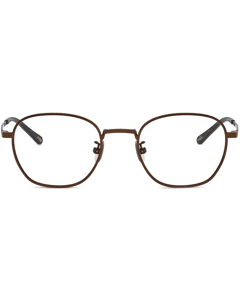 Ralph Lauren Brille mit rundem Gestell - Braun Braun