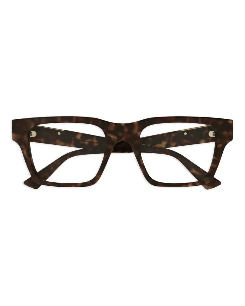 Gucci Brille mit Logo-Gravur - Braun Braun