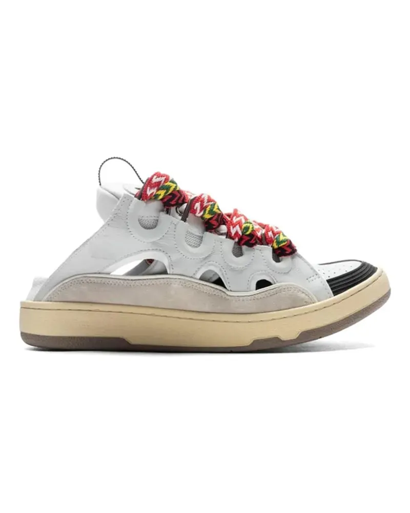 Lanvin leather slip-on sneakers - Weiß Weiß