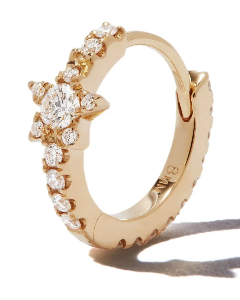 Maria Tash 18kt Weißgoldohrring mit Diamanten Gold