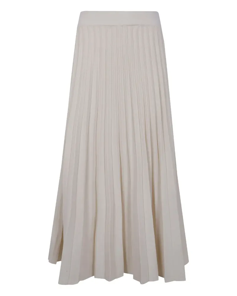 Blumarine pleated midi skirt - Nude Nude