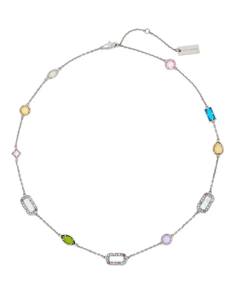 Marc Jacobs Halskette mit Kristallen - Silber Silber