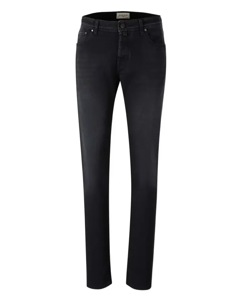 Jacob Cohën Five-Pocket-Jeans - Schwarz Schwarz
