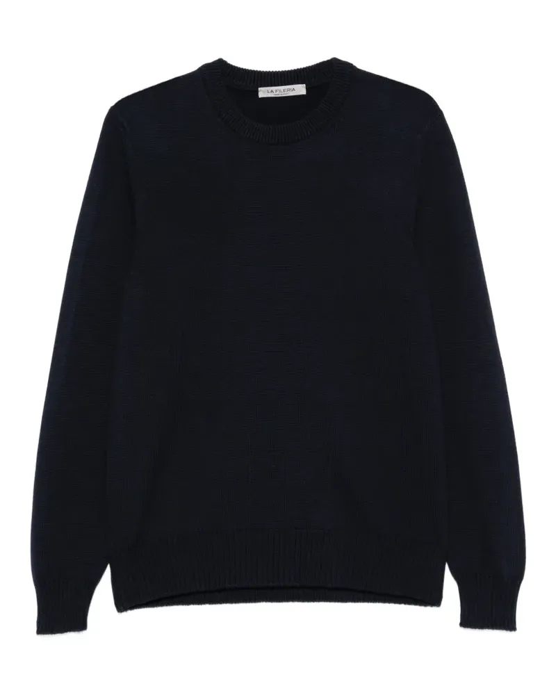 La Fileria crew-neck sweater - Blau Blau