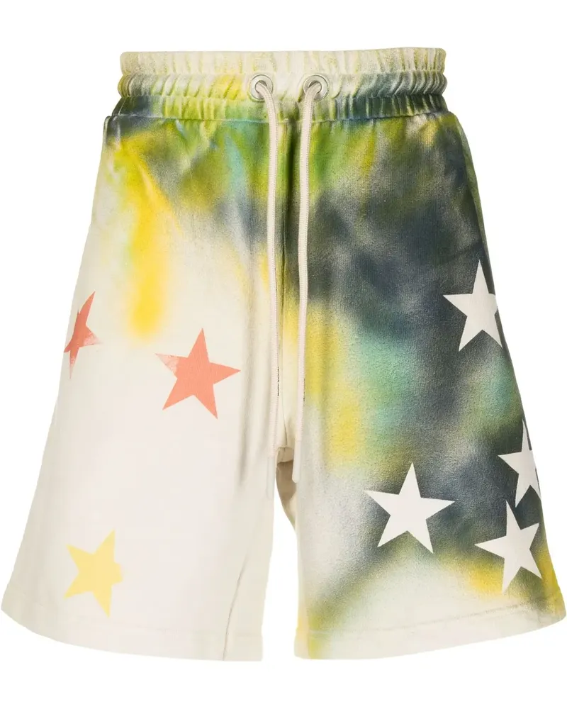 Palm Angels Joggingshorts mit Sterne-Print - Nude Nude