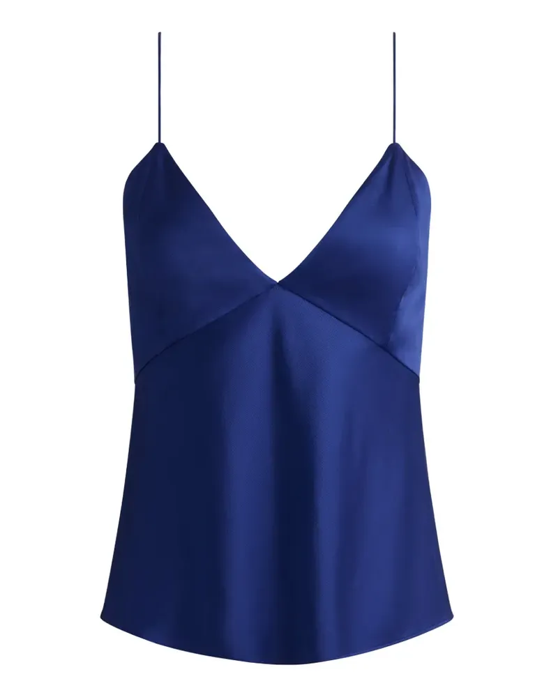Alice + Olivia Milta Camisole-Top mit V-Ausschnitt - Blau Blau