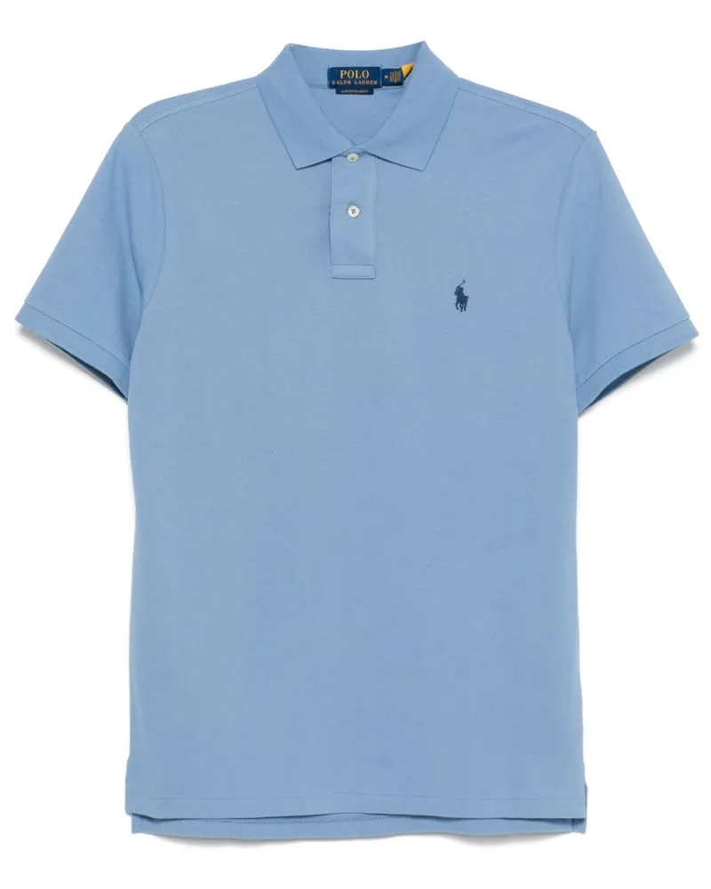 Ralph Lauren Poloshirt mit Polo Pony-Stickerei - Blau Blau