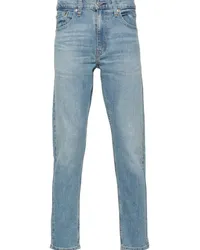 Levi's High-Waist-Jeans mit Logo-Patch Blau