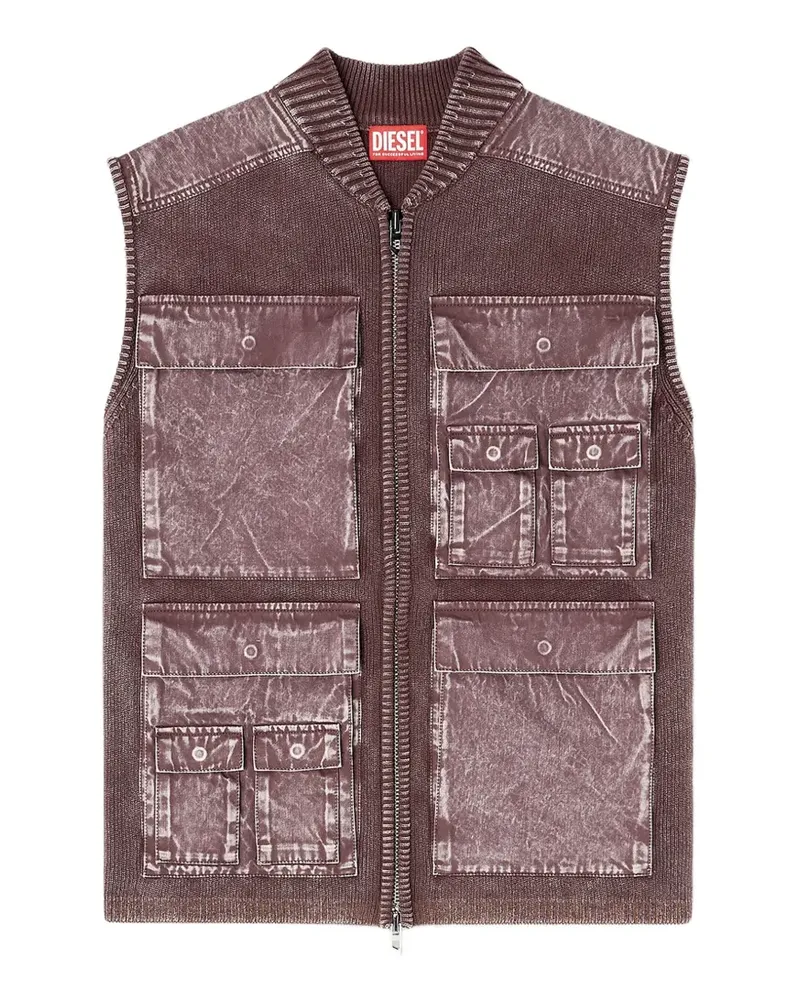 Diesel K-Giulius cardigan - Braun Braun