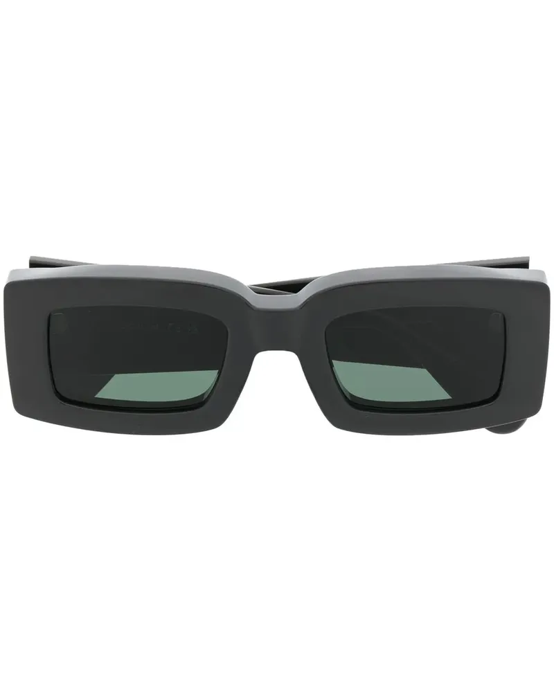 Jacquemus Eckige Les lunettes Tupi Sonnenbrille - Schwarz Schwarz