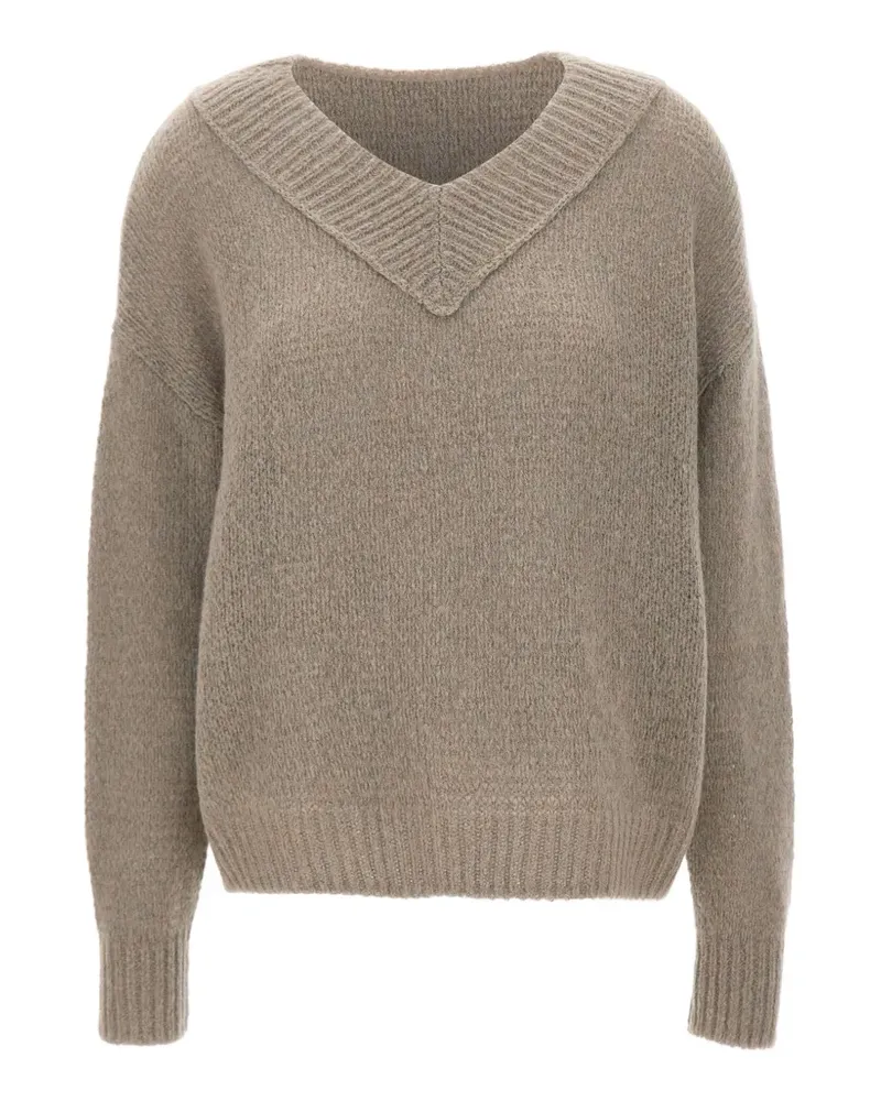 hemisphere Pullover mit V-Ausschnitt - Nude Nude