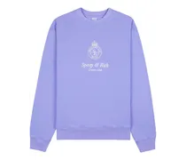 Sweatshirt mit Crown-Stickerei