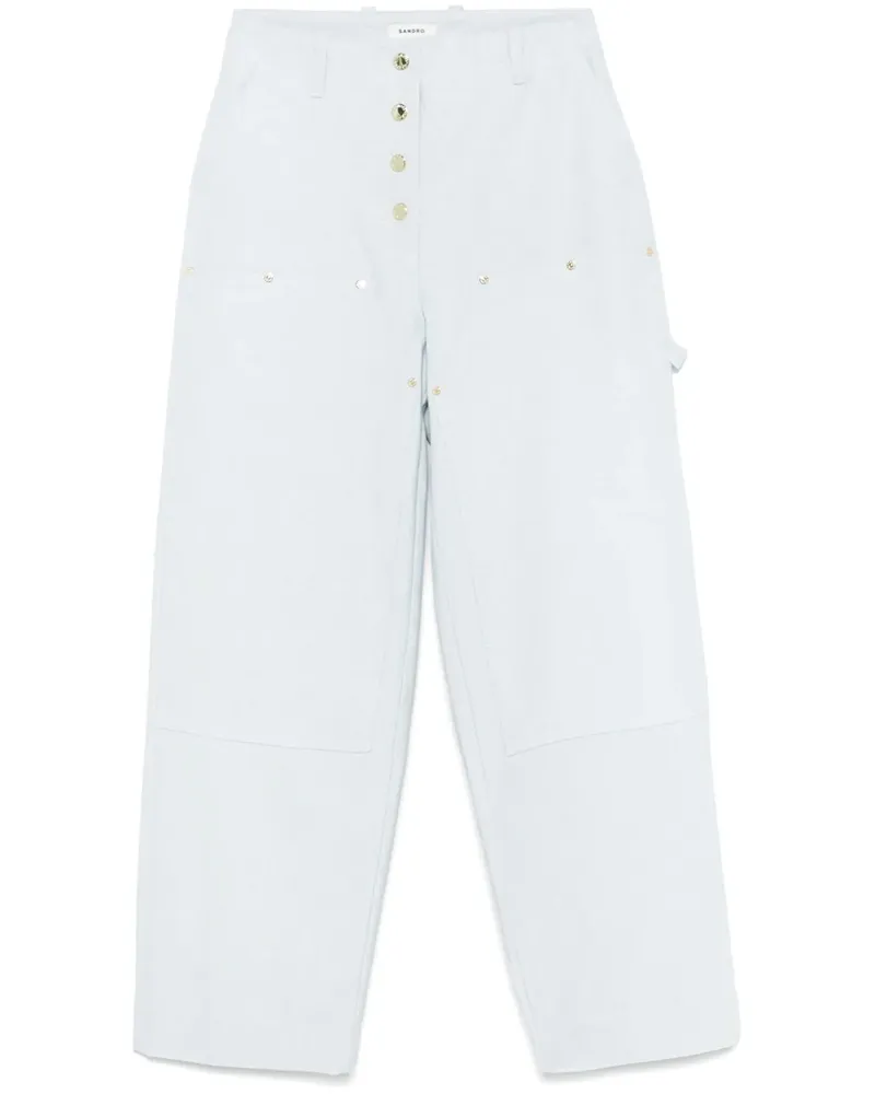 Sandro Jeans mit geradem Bein - Blau Blau