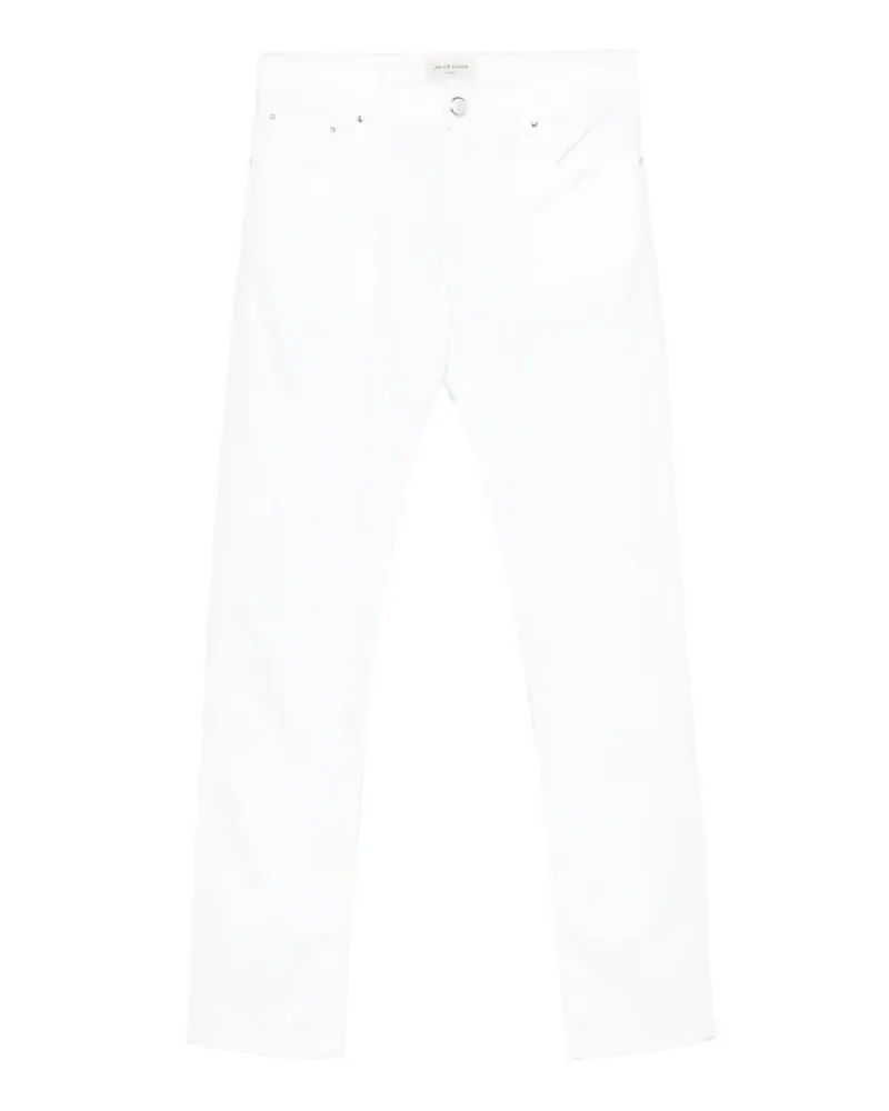Jacob Cohën Geknöpfte Hose - Weiß Weiß