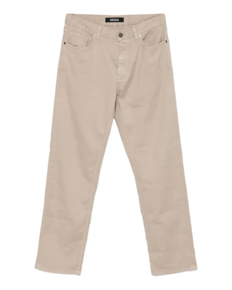 Ermenegildo Zegna Hose mit Gürtelschlaufen - Braun Braun